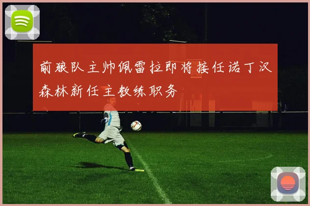 前狼队主帅佩雷拉即将接任诺丁汉森林新任主教练职务