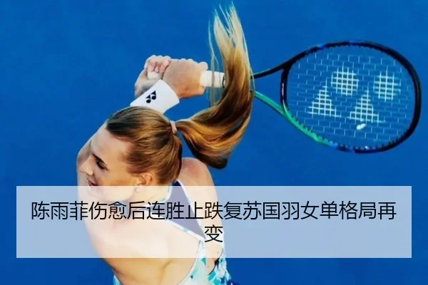 陈雨菲伤愈后连胜止跌复苏国羽女单格局再变
